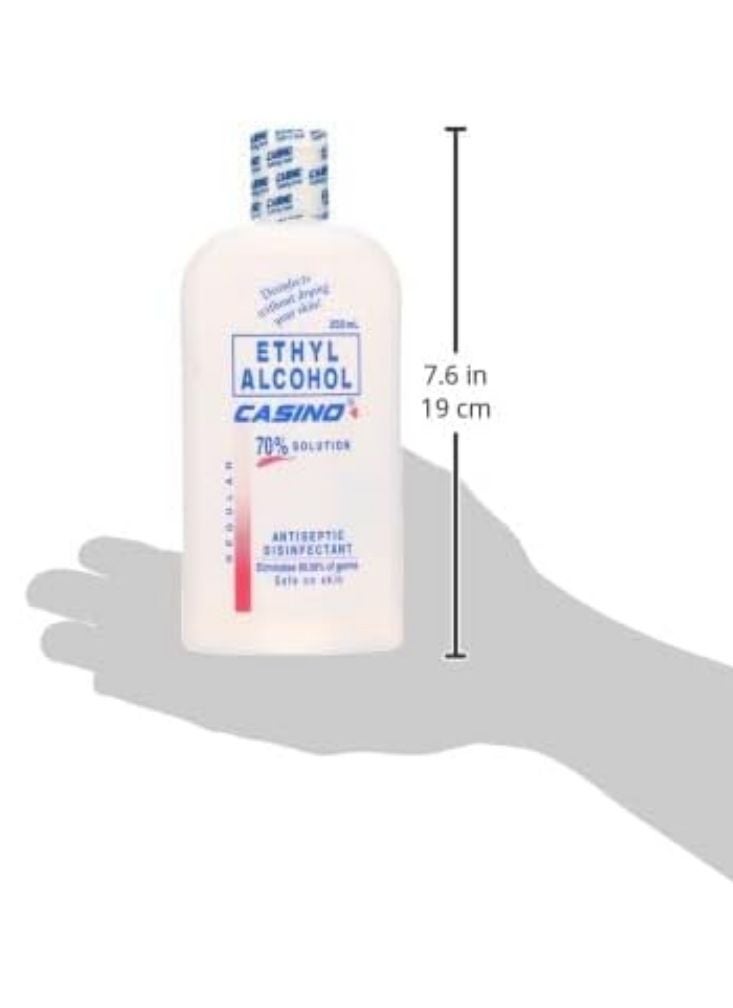 كازينو مطهر ومعقم من كازينو إيثيل الكحول – محلول كحول إيثيلي سبعون بالمئة لنظافة البشرة، شفاف، قطعة واحدة - Image 2